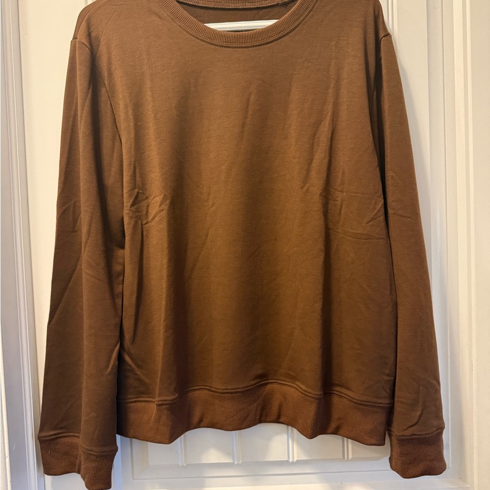 Brown Crewneck Sweatshirt